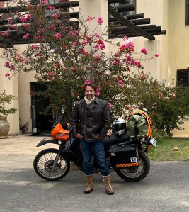 Jason and the KLR in Clanwilliam SA
