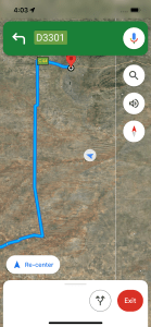 Lost- to the east of my intended route