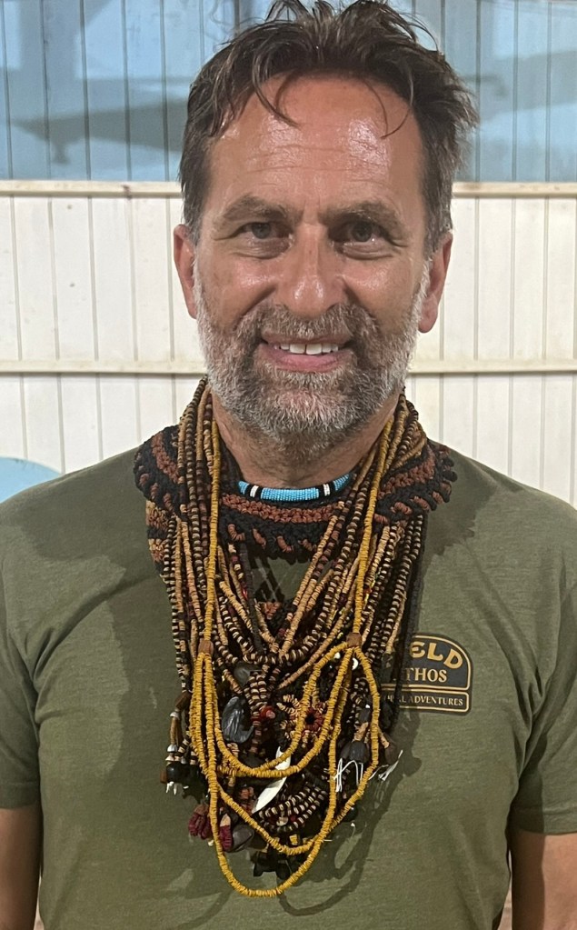 Adorned with handmade gifts.