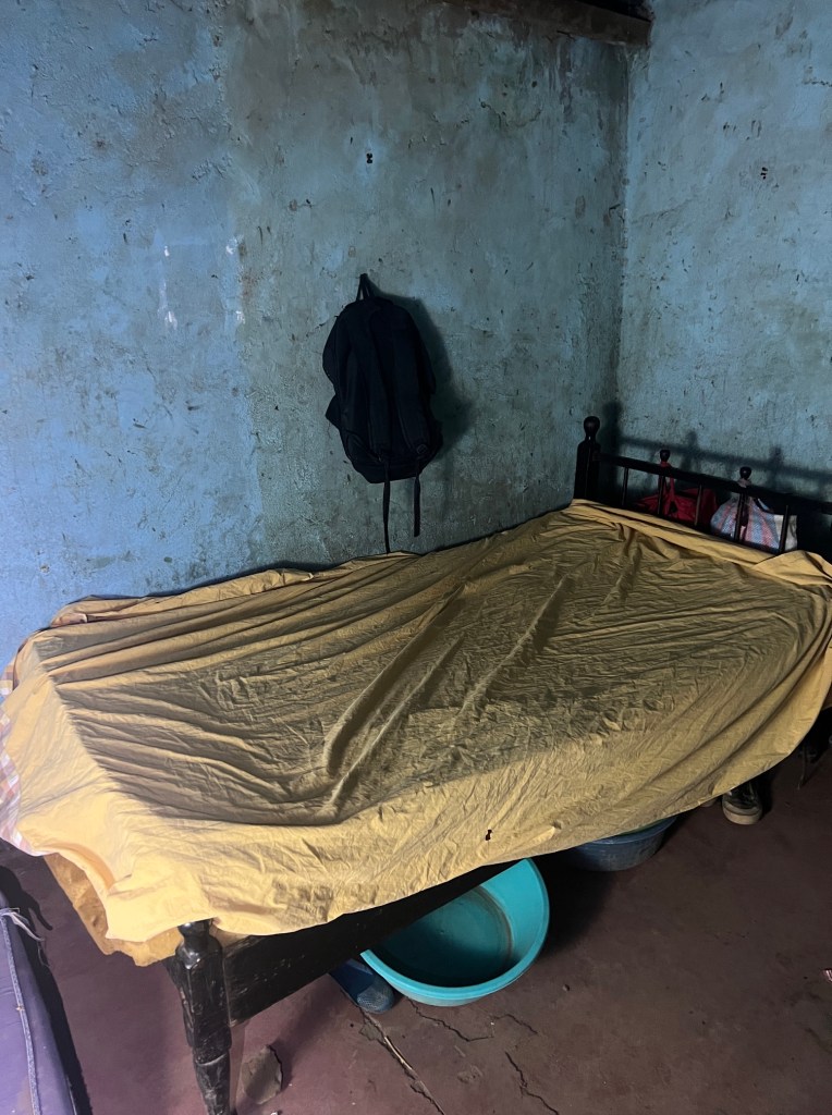  A common room made available to me,  due to lack of ventilation I usually sleep outdoors. 