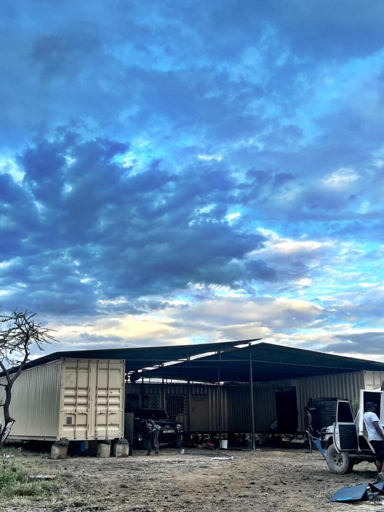 base camp under construction